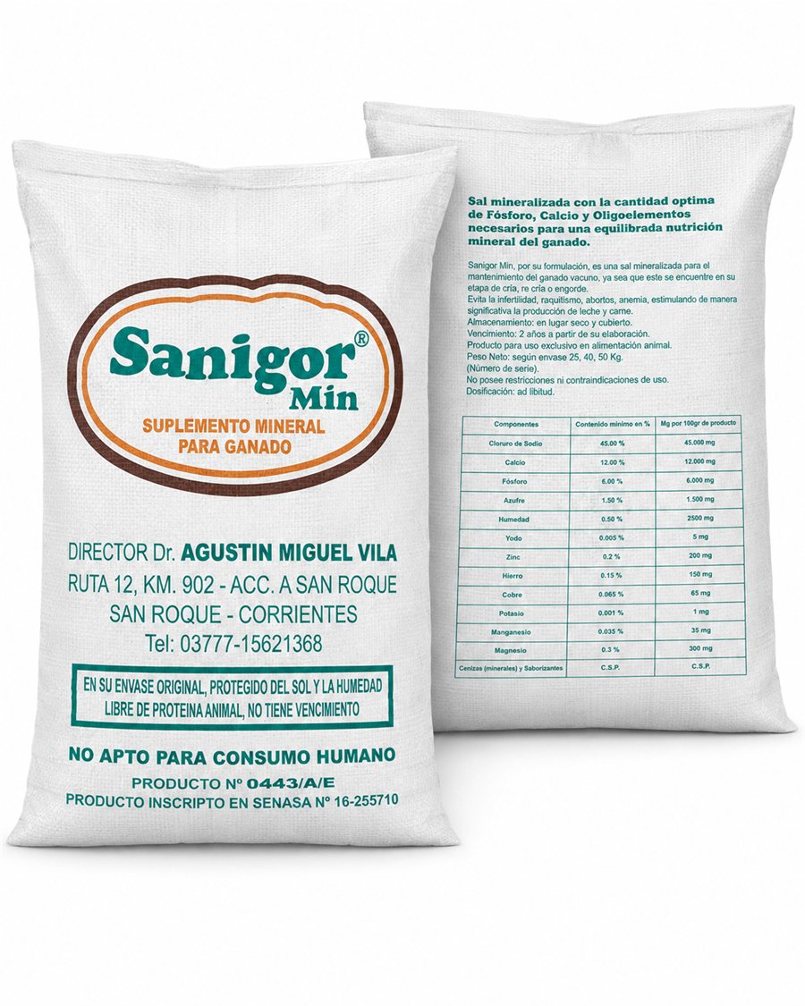 Bolsa real de Sanigor Min